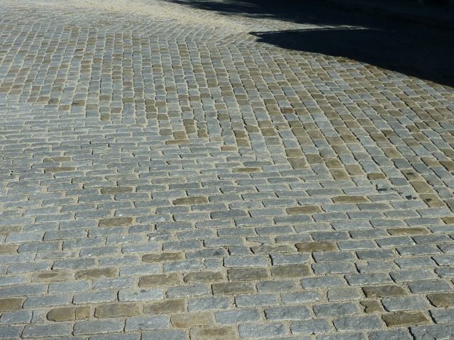 colored granite pavers