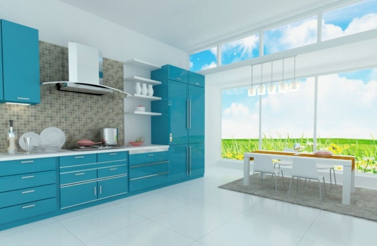 color painting modern kitchens