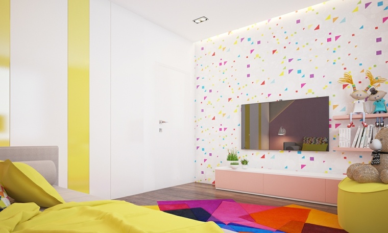 værelser kids ideer maleri og farve association