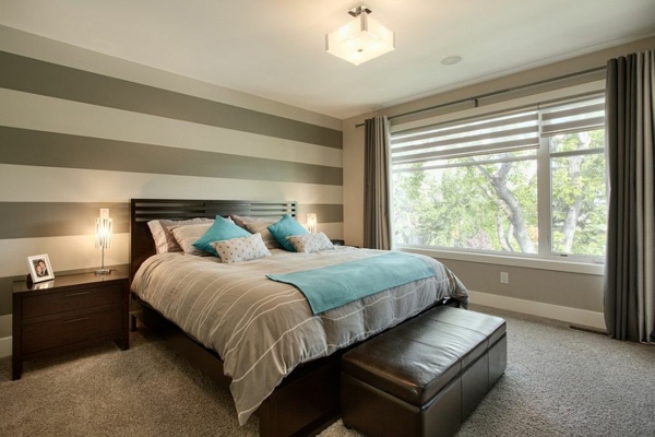 painting horizontal stripes room