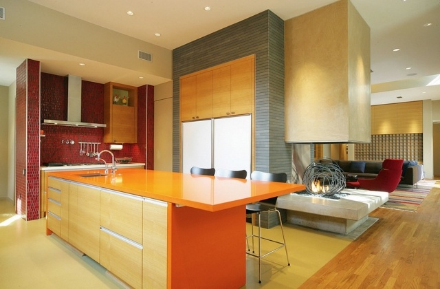 Paint-kitchen-trend-peach-orange-red