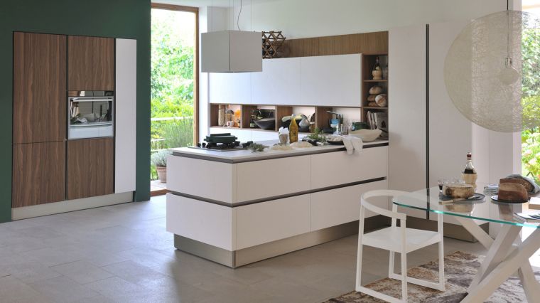 white kitchen paint gray wood furniture hanging lights