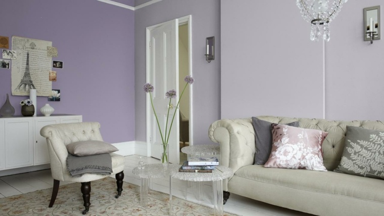 light purple salon paint