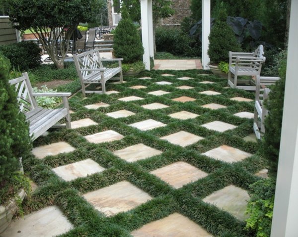 grass deco modern idea