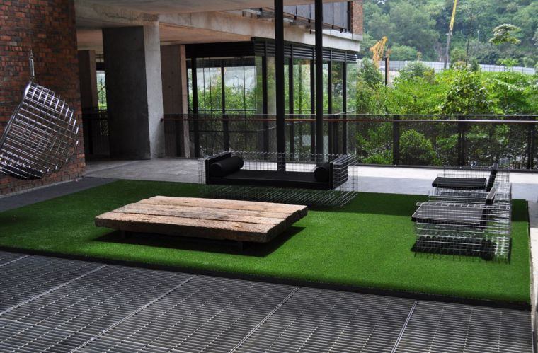 lawn terrace deco modern style