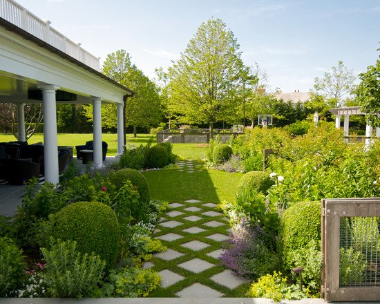 lawn garden geometric design