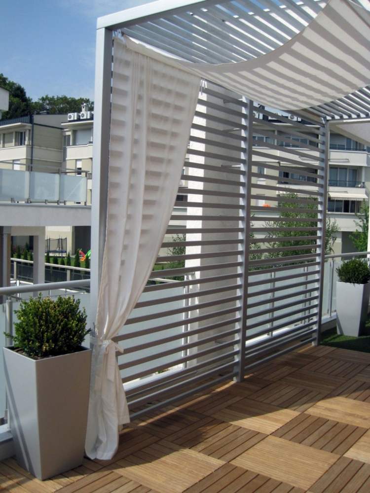 pergola alminium for modern terrace