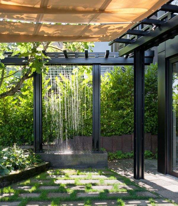 pergola med faldende'eau