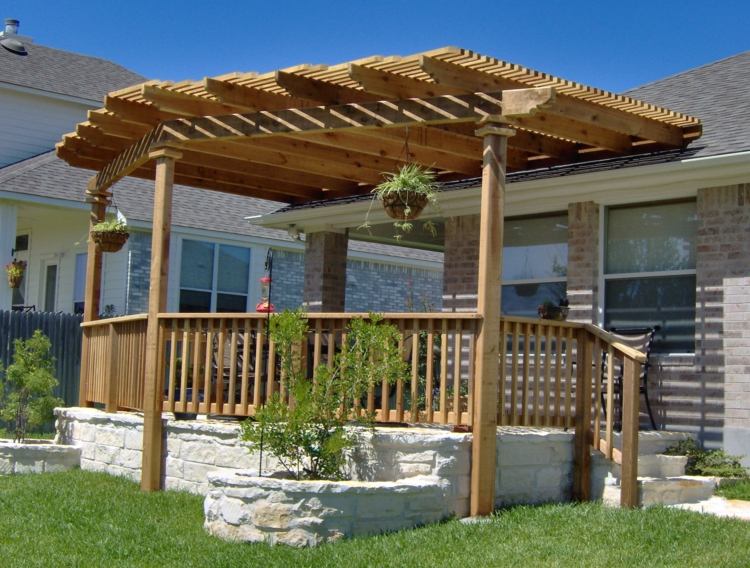 pergola wood idee deco