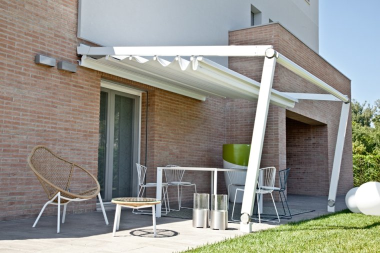 contemporary garden design pergola