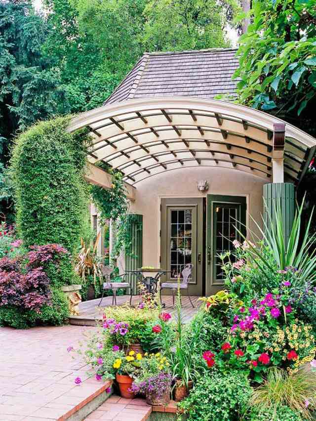 pergola dekorative design