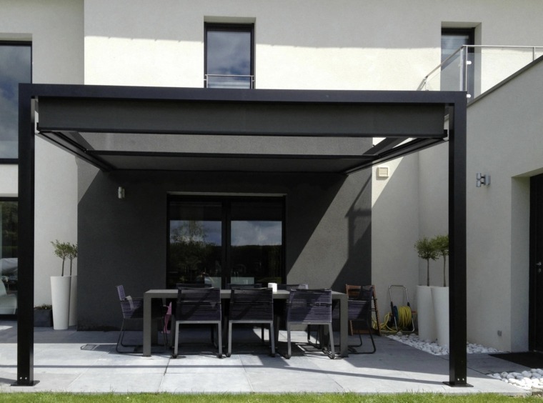 pergola design black garden