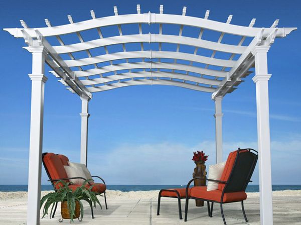 vinyl design pergola