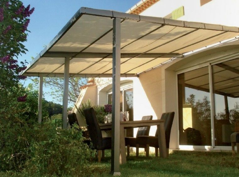 pergola reka bentuk kanvas warna gazebo logam di dunia