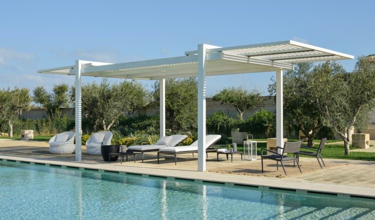 stylish modern pergola design