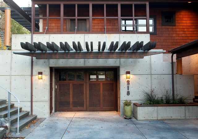 moderne garage pergola