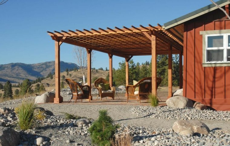 pergola garden wood classic design