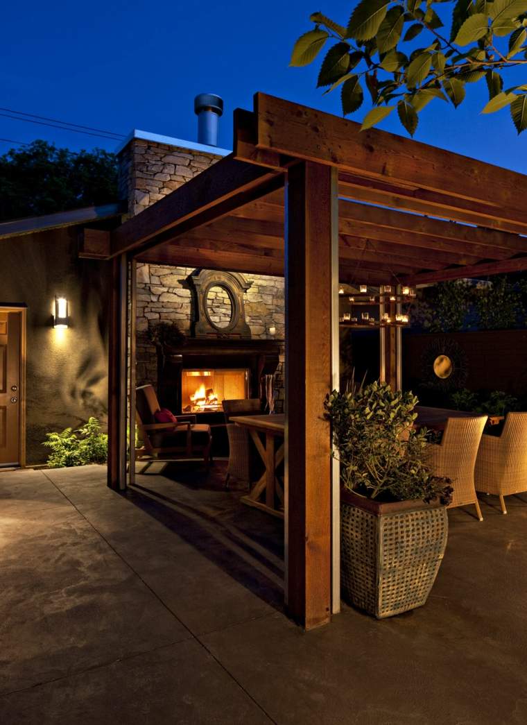 pergola garden wood modern design