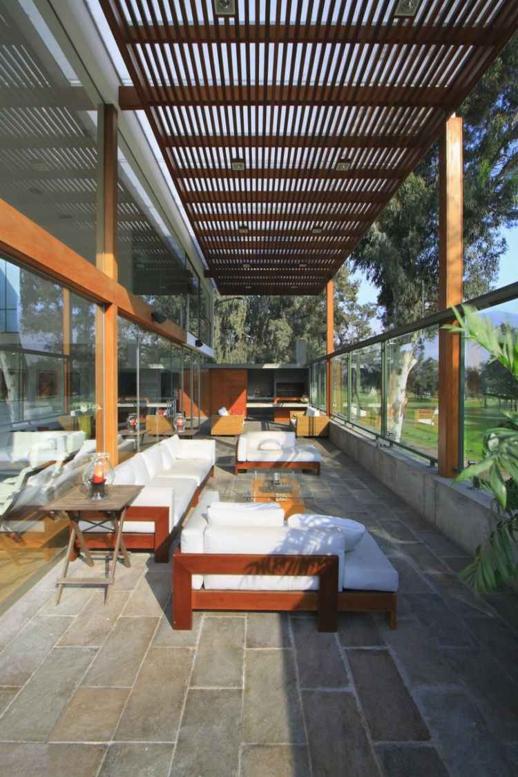 pergola terrace wood modern design