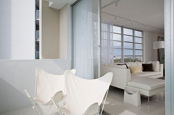 liten modern balkong Miami