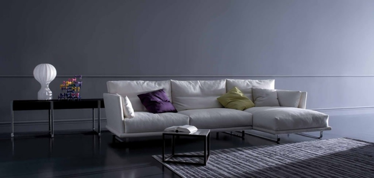 sofa d'angle italien meuble maison de luxe