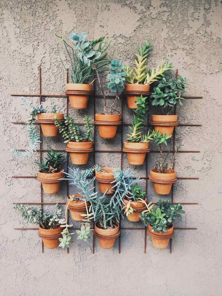 small-space garden-vertical-diy-idee