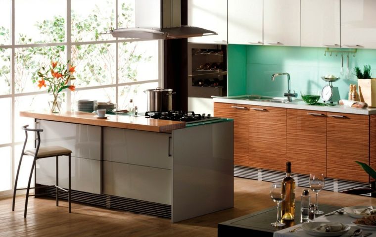 ideas small island central kitchen