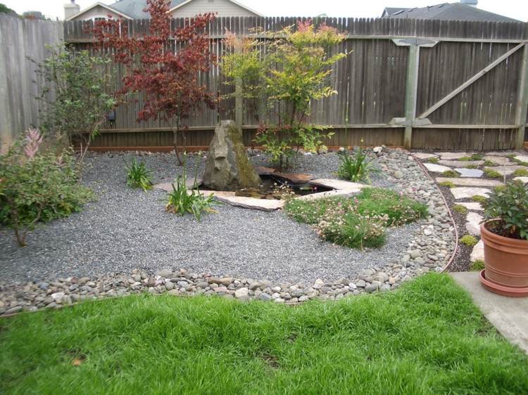 small rock garden