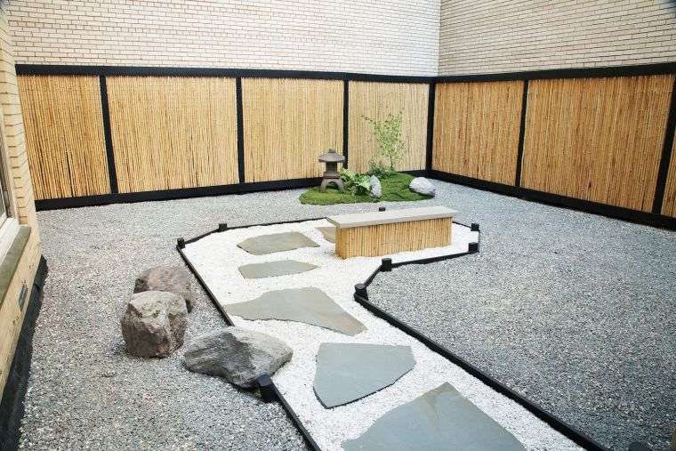 idé om deco små haver japansk udvendig design