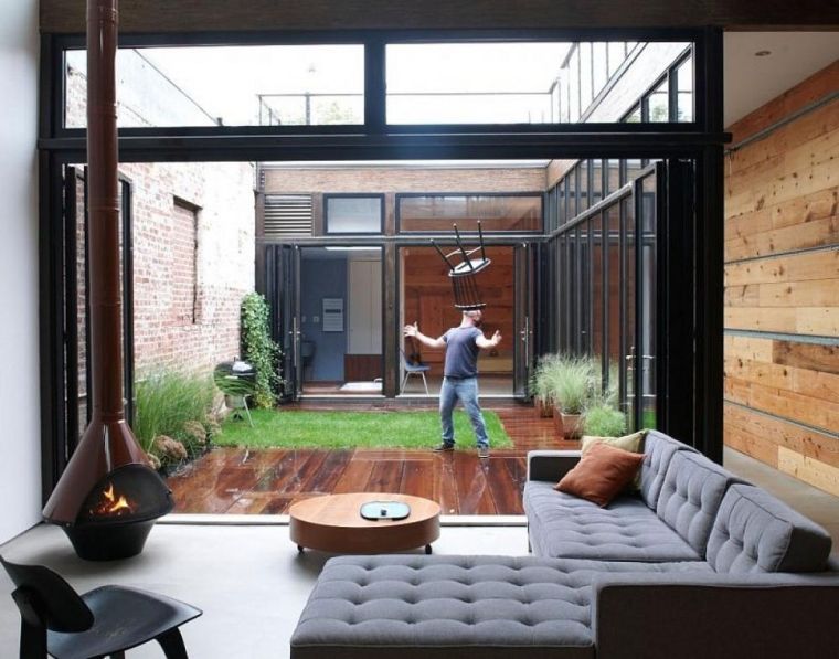 small open garden modern design