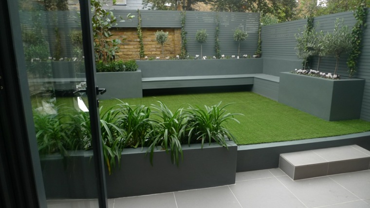 small modern garden idee deco