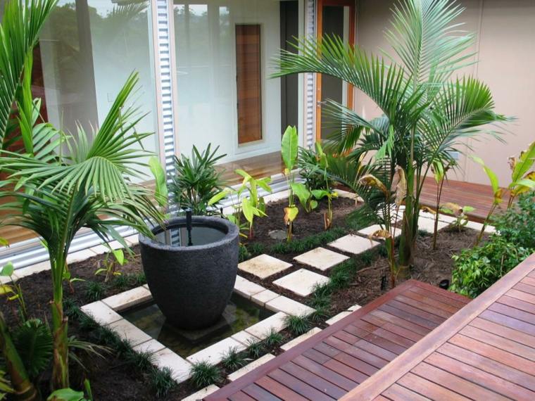 small garden modern Zen style