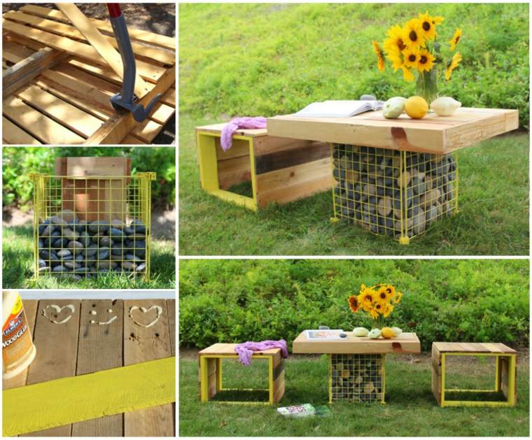 garden furniture wood pallet idea landscaping outdoor