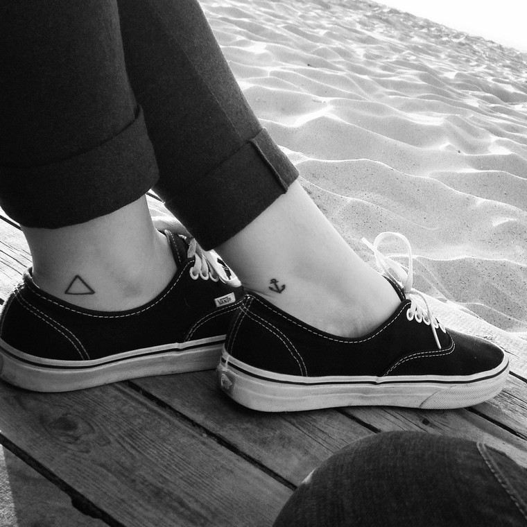 breakfast tattoo Ankle-ideas-minimalist-tattoo