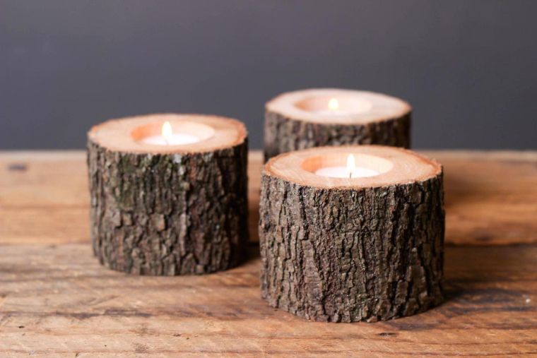 log log hiasan rumah tutorial lilin diy