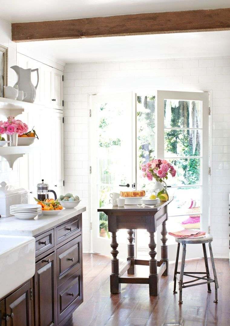 small kitchen with island marble wood design contemporary worktop