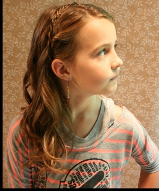 little girl hair curls