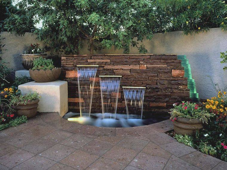 idea fountain water basin outdoor garden