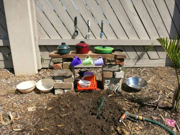 small kitchenette for child