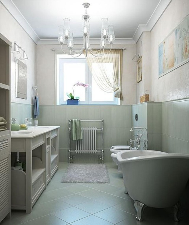 small bathroom vintage bathtub-on-feet