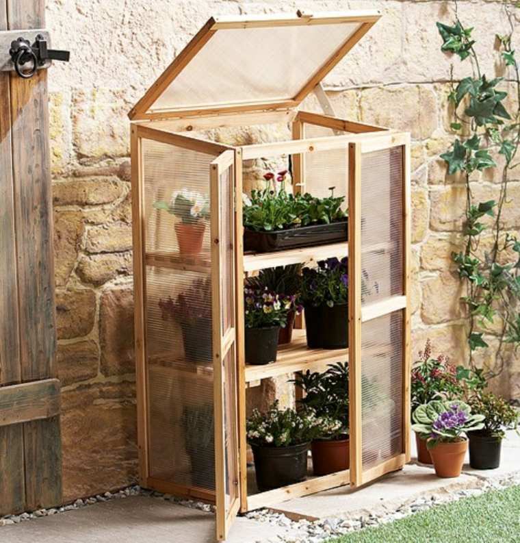 garden greenhouse idea DIY small