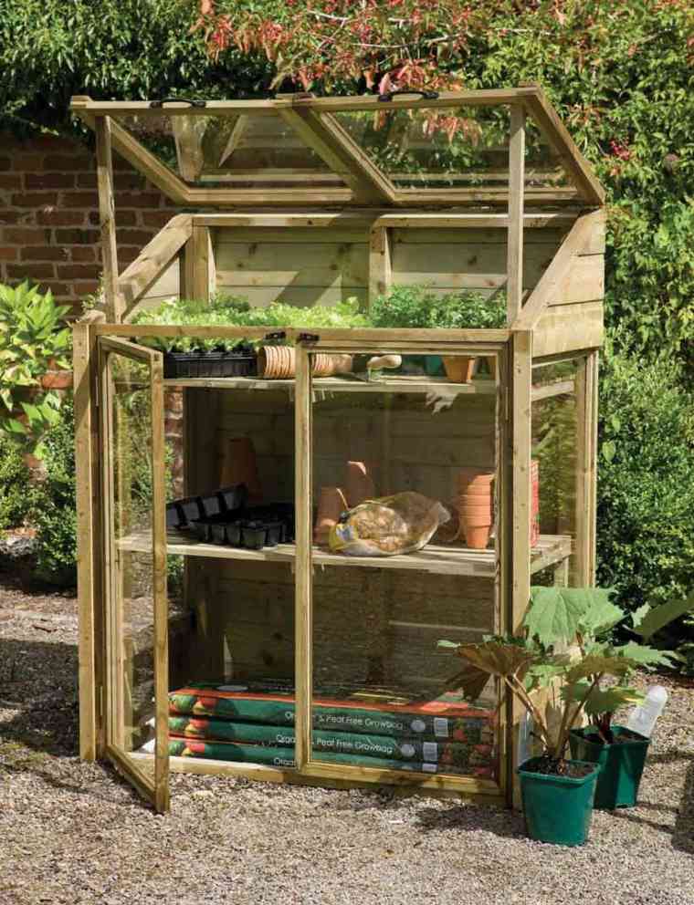 garden greenhouse diy wood idea DIY