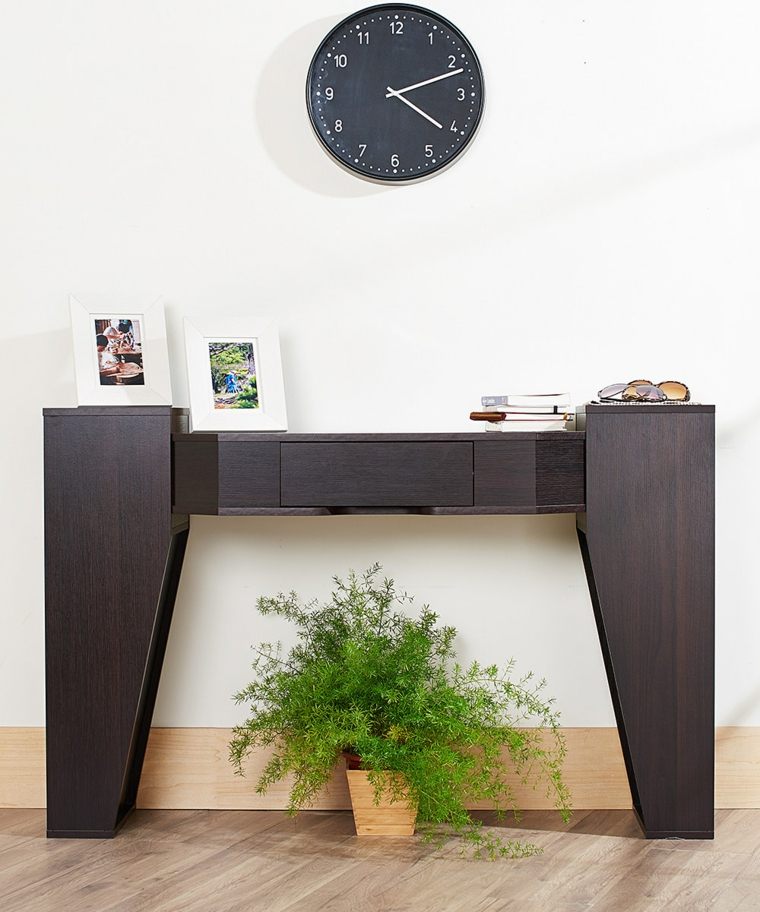 small tables modern consoles wood