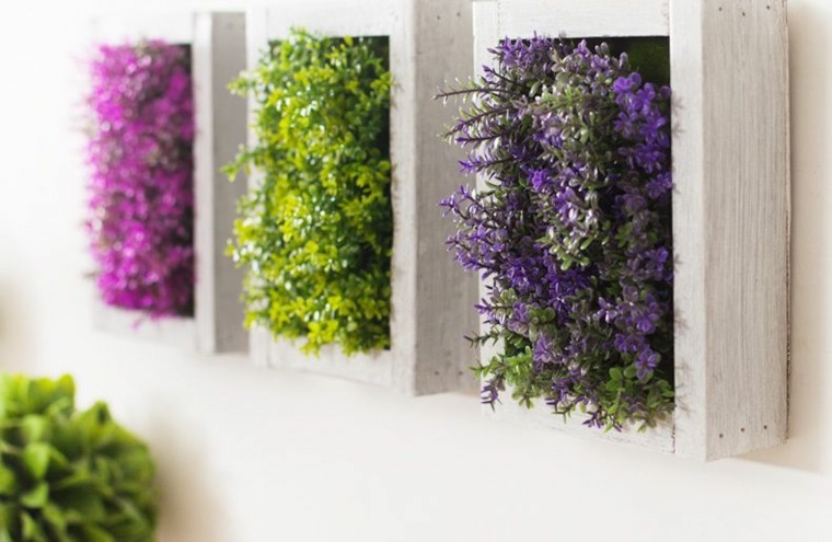 idea wall deco small garden