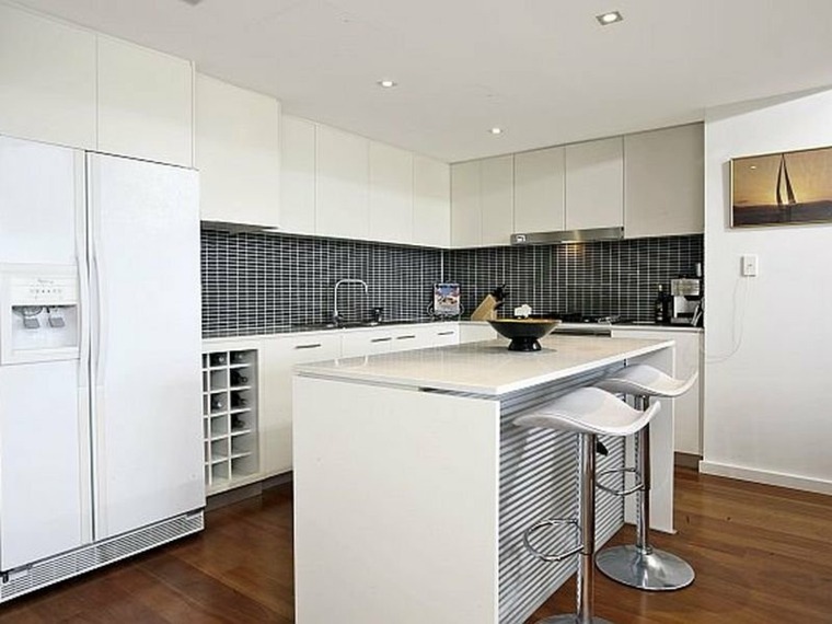 kitchen island pictures in white