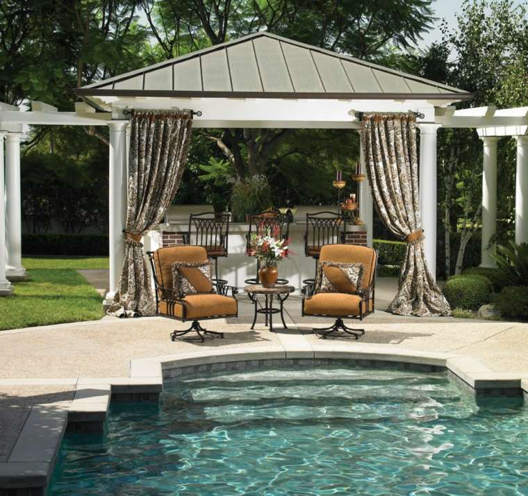 photo gardens pergolas decoration outdoor pools