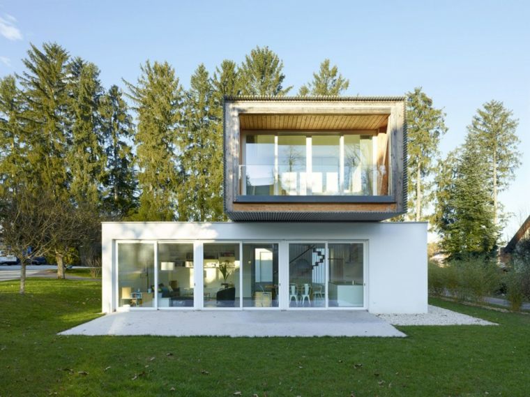 photo modern house facade