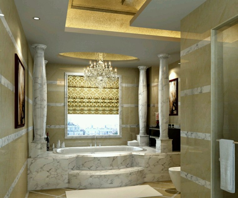 baroque style luxury bathroom