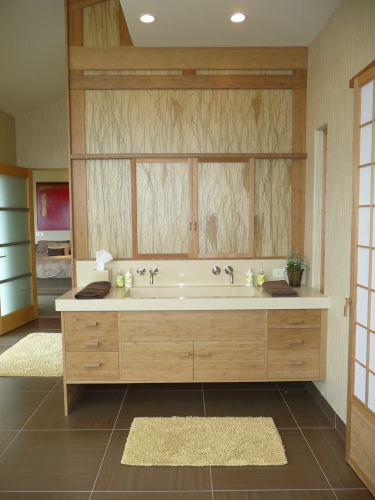photo bathroom zen wood