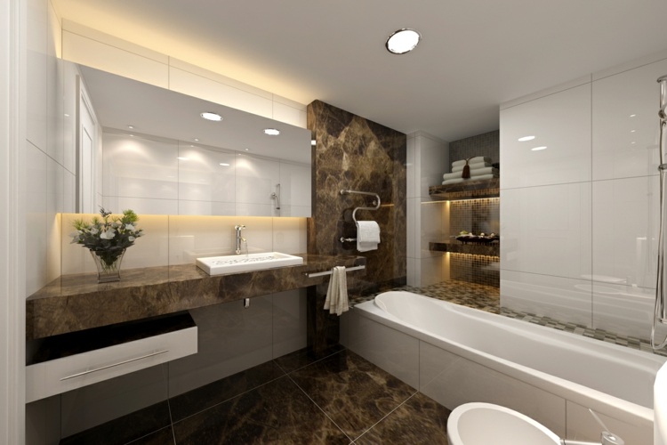 photo contemporary Zen bathroom